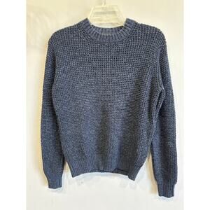 Uniqlo chunky knit sweater pullover wool blend women's size XS